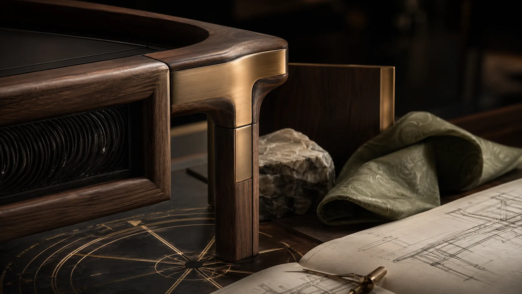 Bespoke furniture craft detail